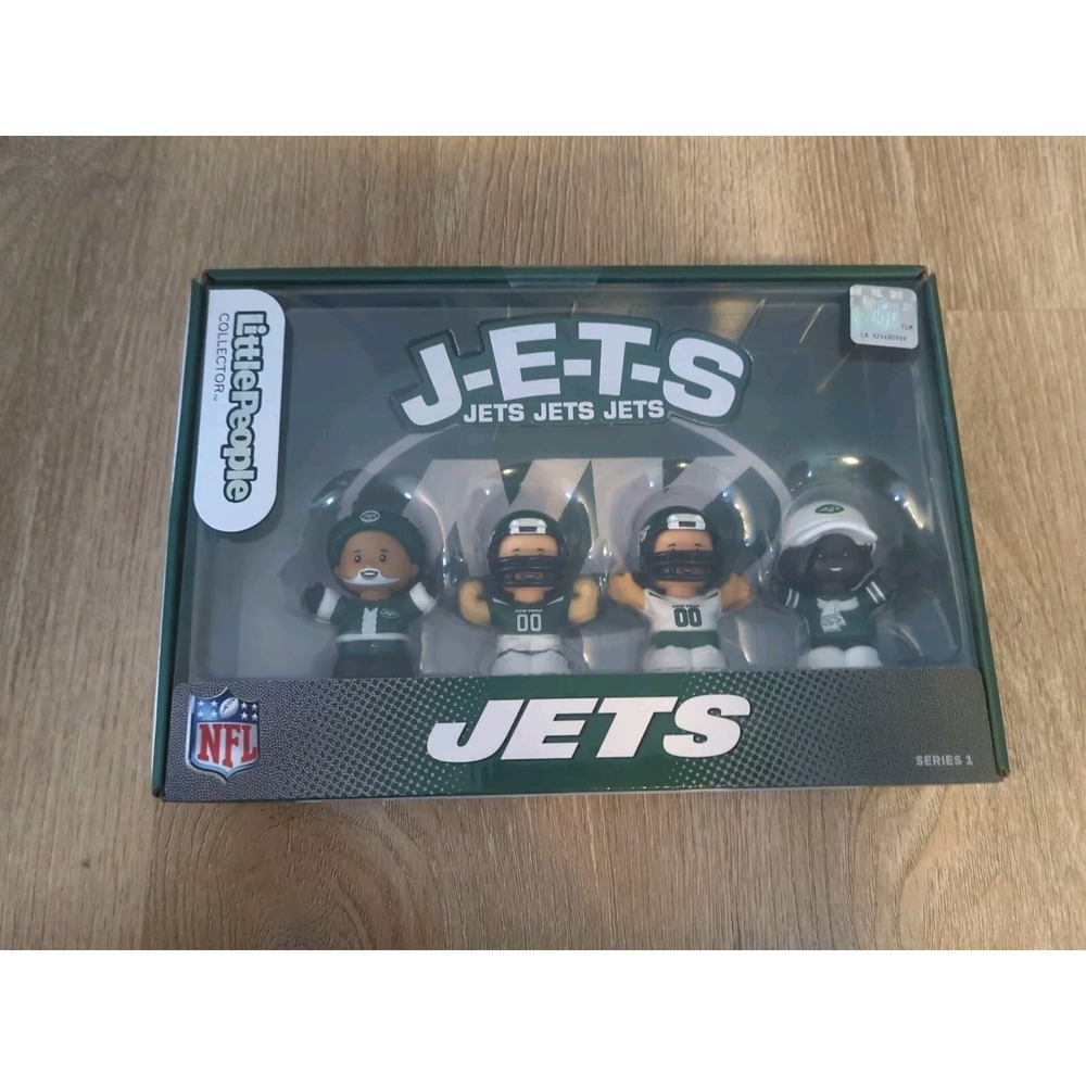 New York Jets Mattel Fisher Price NFL Little People Collector Series NEW Sealed